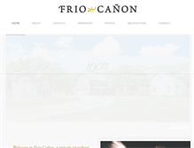 Tablet Screenshot of friocanon.com